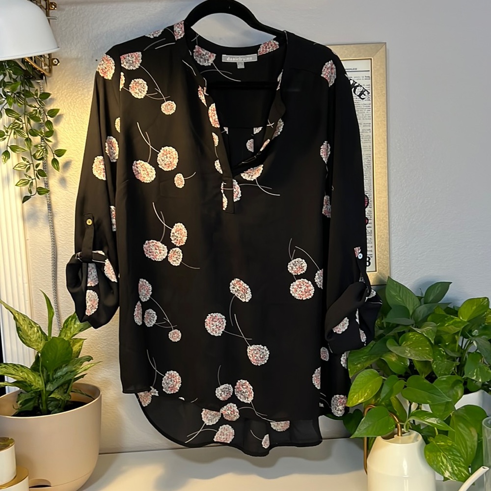 3/4 Sleeve Blouse with cute design